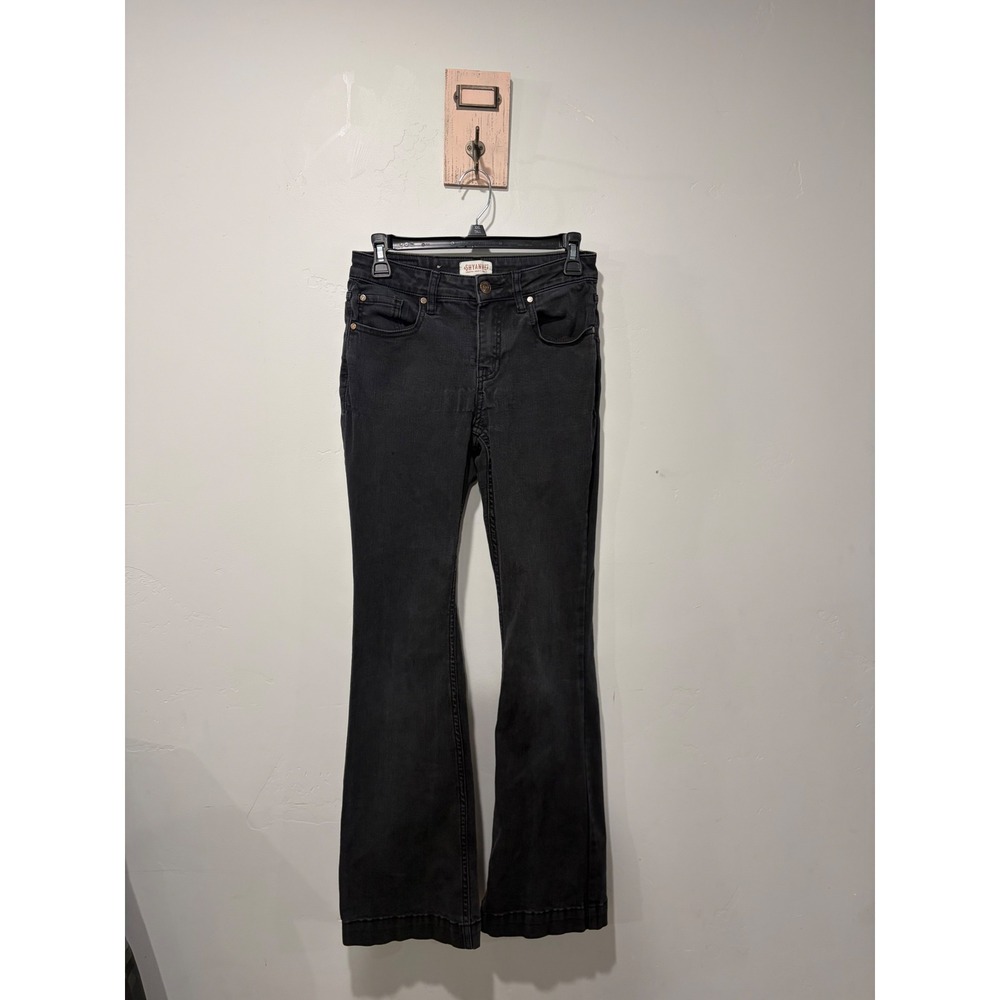 Shyanne Womens Faded Black Flare Western Denim Jeans Size 27 Regular